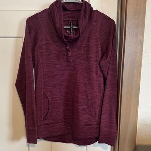 Kuhl Maroon Cowl Neck Sweater